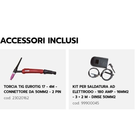 HELVI GALILEO 175 HF MMA TIG Welding Inverter + Kit Carry Case HELVI GALILEO 175 HF MMA TIG Welding Inverter + Kit Carry Case