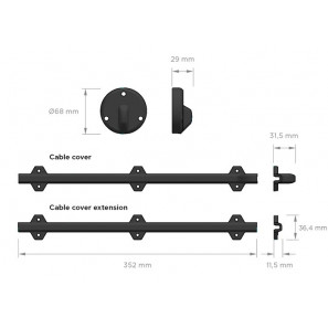 ZIPWAKE CC-S CABLE COVER KIT
