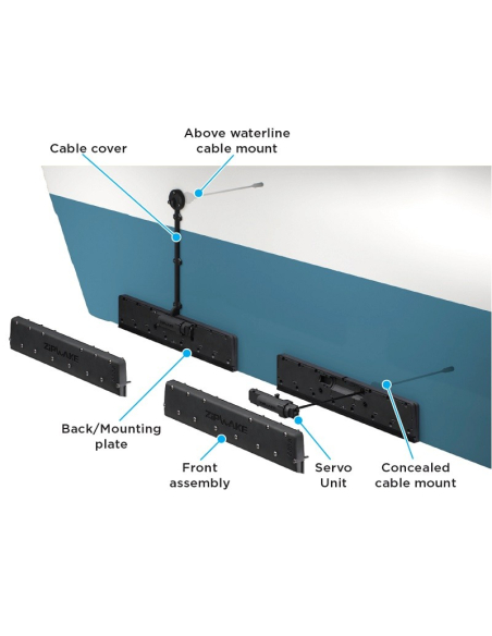 ZIPWAKE IT600S INTERCEPTOR WITH CABLE  AND CABLE COVERS