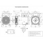 MECC ALTE ECP34-2L/4 C-TYPE ALTERNATORE TRIFASE 165 KVA AVR