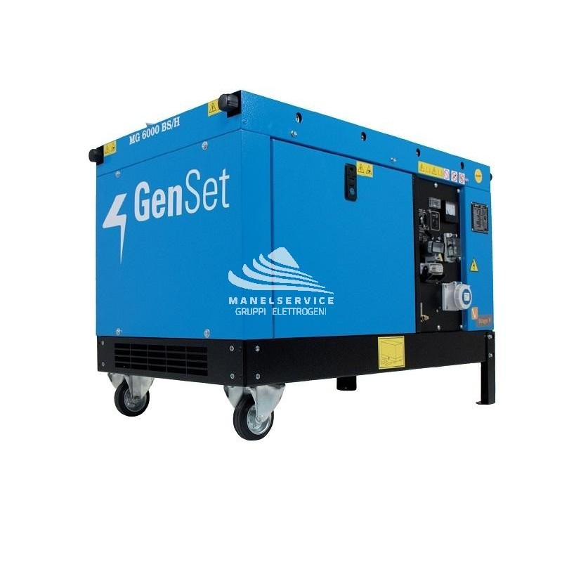 GENSET MG 6000 BS/HA - SINGLE-PHASE GENERATOR 4.5 KVA AVR