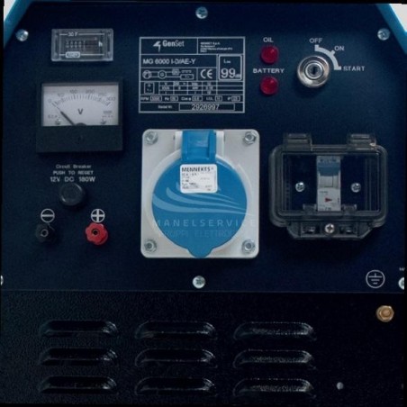 GENSET MG 6000 I-D/AE-Y - SINGLE-PHASE GENERATOR 6 KVA
