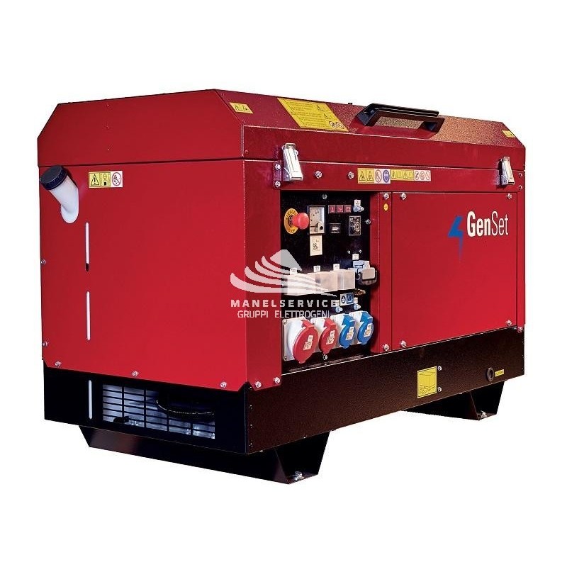 GENSET MGF 16 Y - GRUPPO ELETTROGENO MONOFASE/TRIFASE 16 KVA