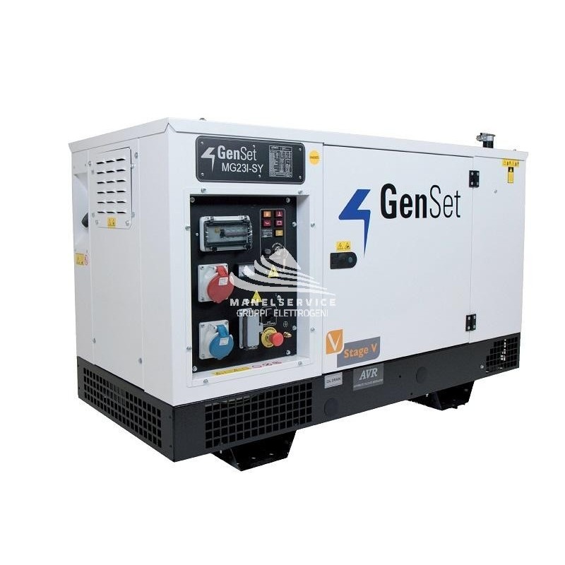 GENSET MG 23 I-SY - Frontal panel