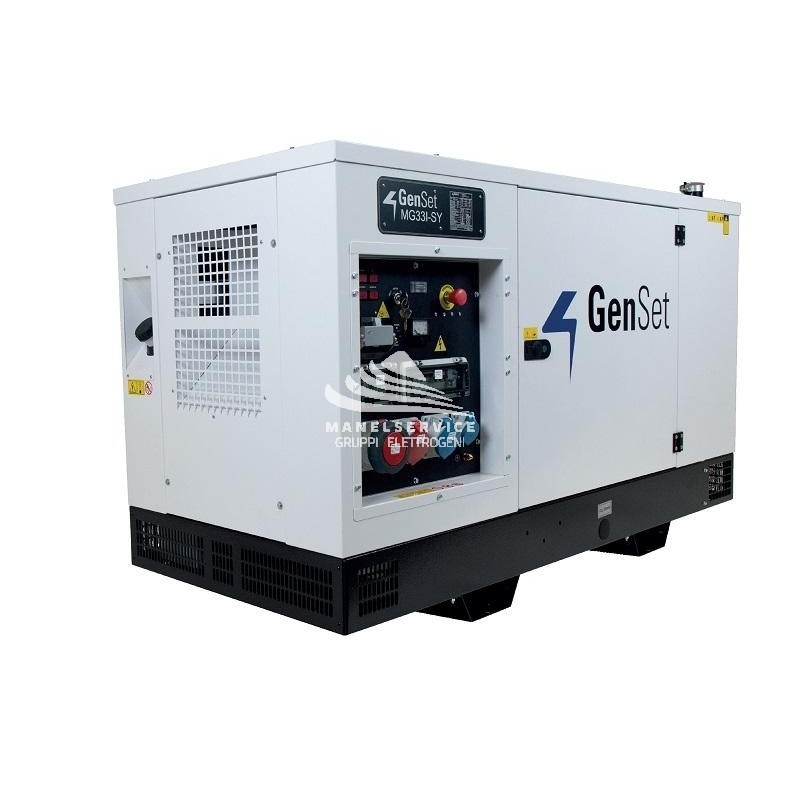 GENSET MG 33 I-SY - GRUPPO ELETTROGENO MONOFASE/TRIFASE 30 KVA AVR