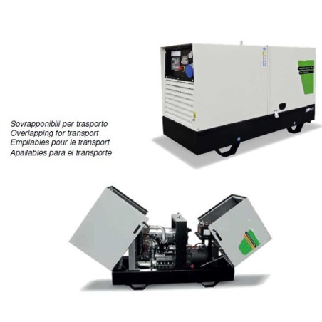 GRUPPO ELETTROGENO GP44SH-K-N SILENZIATO CON QUADRO MANUALE