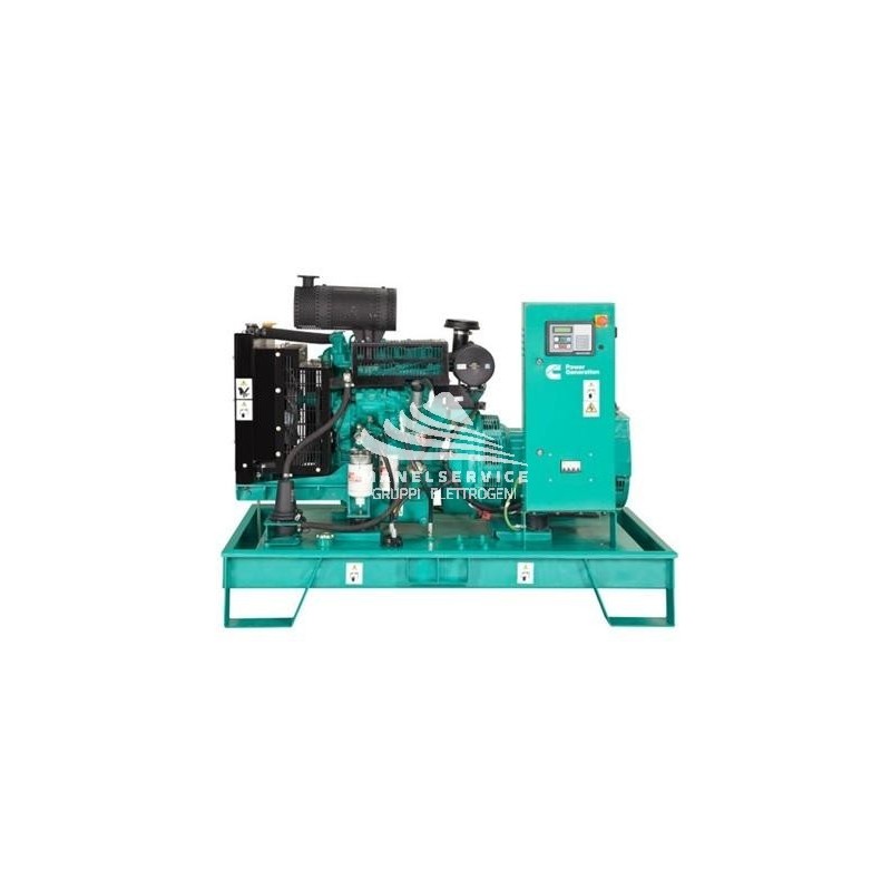 CUMMINS C33 D5 GRUPPO ELETTROGENO TRIFASE 30KVA DIESEL - APERTO