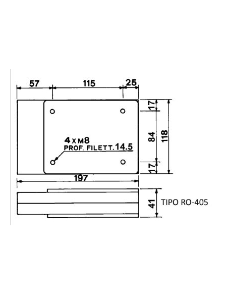 Riscaldatore Olio RO-405 350W 230V