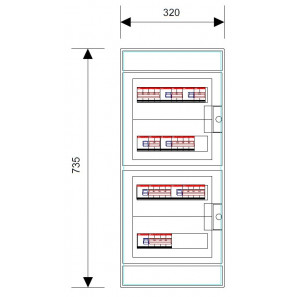 QUADRO ELETTRICO DI DISTRIBUZIONE 400/230V - OFFICINA