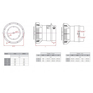 NSM KR132 A - SAE SINGLE BEARING FORM