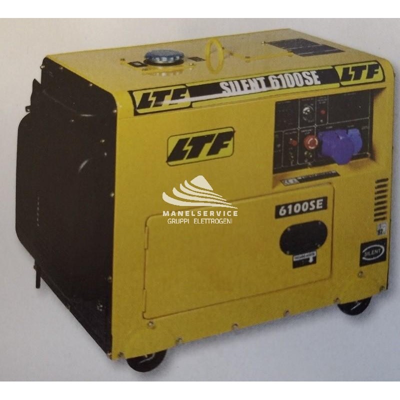 LTF SILENT 6100SE GRUPPO ELETTROGENO MONOFASE DIESEL 5.3 KW AVR SILENZIATO