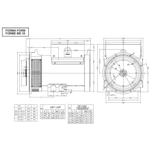 ZANARDI ATE 28-1L/4 ALTERNATOR 1500 RPM
