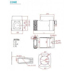 NSM C100 SEJ - ALTERNATORE MONOFASE 4.2 KVA CONDENSATORE