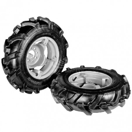 HONDA COPPIA RUOTE IN GOMMA DUNLOP PER F510 - FJ500 - F560 - F720
