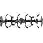 HONDA PAIR OF 3-PIECE CUTTERS WITH DISCS FOR FJ500 - F510 - F560 HONDA PAIR OF 3-PIECE CUTTERS WITH DISCS FOR FJ500 - F510 - F560