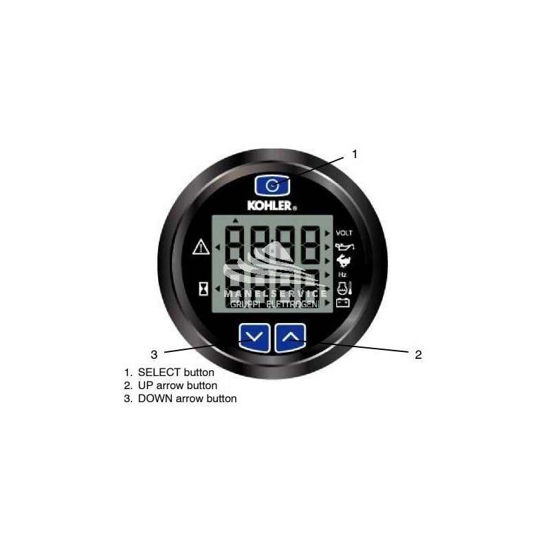 KOHLER DIGITAL CONTROLLER FOR 7EFKODZ GENSETS