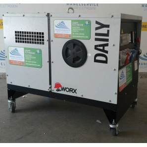 GENMAC Daily G11000KS Gruppo Elettrogeno Trifase 12.3 KVA 9.8 KW AVR