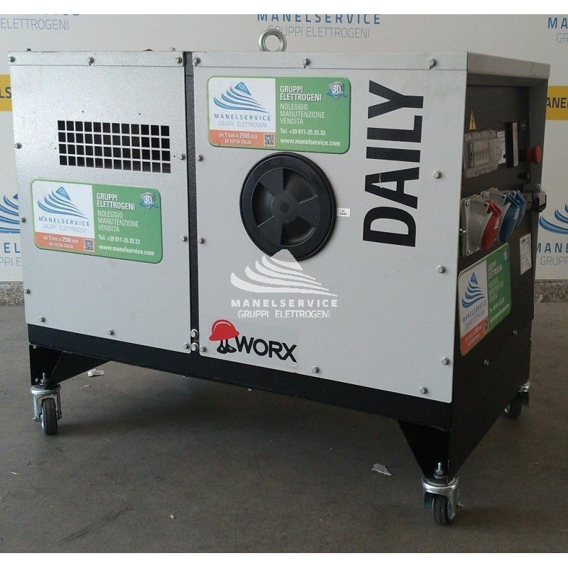 GENMAC Daily G11000KS Generator 12.3 KVA 9.8 KW AVR