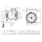 MARELLIMOTORI ALTERNATORE 17,5KVA MXB-E 160 MA4