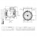 MARELLIMOTORI ALTERNATOR 17,5KVA MXB-E 160 MA4