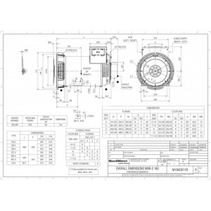 MARELLIMOTORI ALTERNATOR 45KVA MXB-E 180 MA4