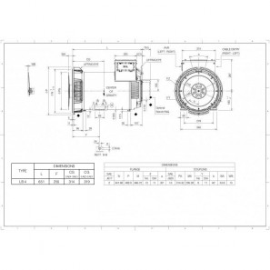 MARELLIMOTORI ALTERNATOR 50KVA MXB-E 180 MC4