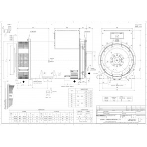 MARELLIMOTORI ALTERNATORE 50KVA MXB-E 180 MC4