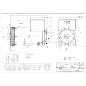 MARELLIMOTORI ALTERNATOR 50KVA MXB-E 180 MC4