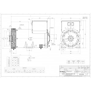 MARELLIMOTORI ALTERNATOR 50KVA MXB-E 180 MC4