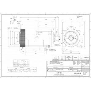 MARELLIMOTORI ALTERNATOR 350KVA MJB 315 SB4