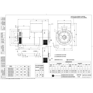 MARELLIMOTORI ALTERNATOR 350KVA MJB 315 SB4