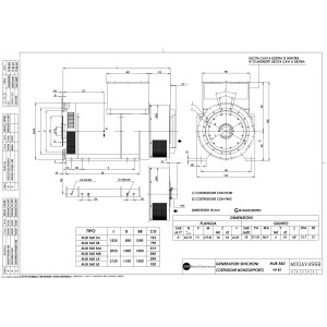 MARELLIMOTORI ALTERNATOR 350KVA MJB 315 SB4