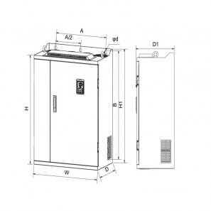 RIMOR VFR500 0R7G3 INVERTER TRIFASE 0,75KW