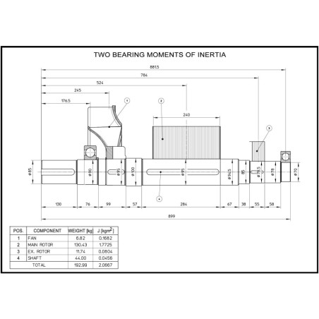 MECC ALTE ECO38 1M/4 C-TYPE ALTERNATORE TRIFASE 225KVA MECC ALTE ECO38 1M/4 C-TYPE ALTERNATORE TRIFASE 225KVA
