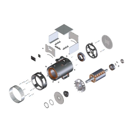 MECC ALTE ECO38 2L/4 C-TYPE ALTERNATORE TRIFASE 350KVA MECC ALTE ECO38 2L/4 C-TYPE ALTERNATORE TRIFASE 350KVA