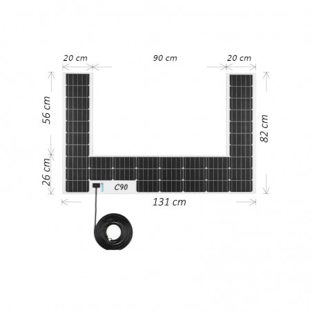 MOSCATELLI E-VAN C90 SOLAR PANEL