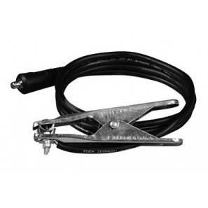 HELVI CAVO DI MASSA CON PINZA DA 10MM2 - 25MM2 - 1.6M - 140 AMP