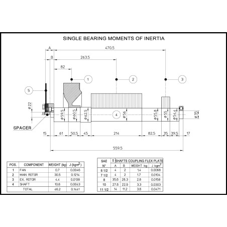 MECC ALTE ECP28-VL/4 C-TYPE THREE-PHASE ALTERNATOR 30KVA