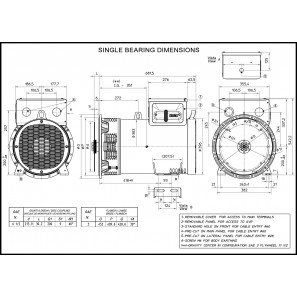 MECC ALTE ECP32-4 THREE PHASE ALTERNATOR AVR