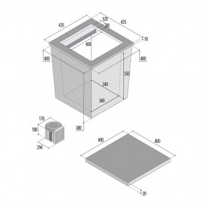 VITRIFRIGO C190MP Frigorifero freezer 190 Lt.