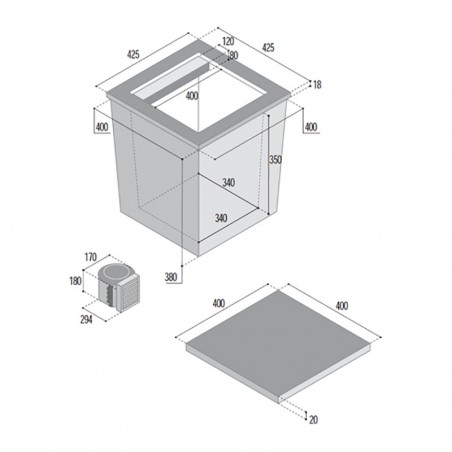 VITRIFRIGO TL40L FRIGORIFERO A POZZETTO 40lt