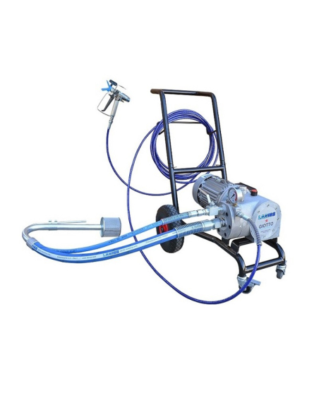 LARIUS DALI - Pompa Airless Elettrica a Membrana Carrellata e Sistema Aspirazione 230V