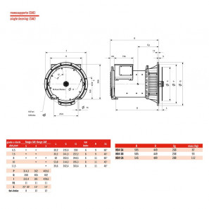 SINCRO THREE PHASE ALTERNATOR HB4