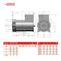 SINCRO THREE PHASE ALTERNATOR SK400