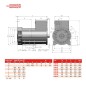 SINCRO SK450 LE ALTERNATORE MONO-TRIFASE 1800KVA D-AVR