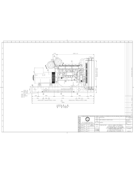 AUSONIA BA0045SWD Silenced Generating Set 50 kVA