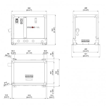 MASE VS 8.5 GENERATORE MARINO MONOFASE 8KW EPA