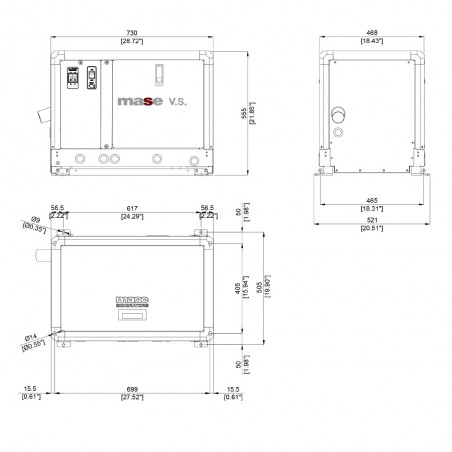 MASE VS 12.5 GENERATORE MARINO MONOFASE 12KW EPA