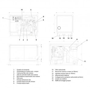 mase is 1304 marine generator single phase 12kw epa