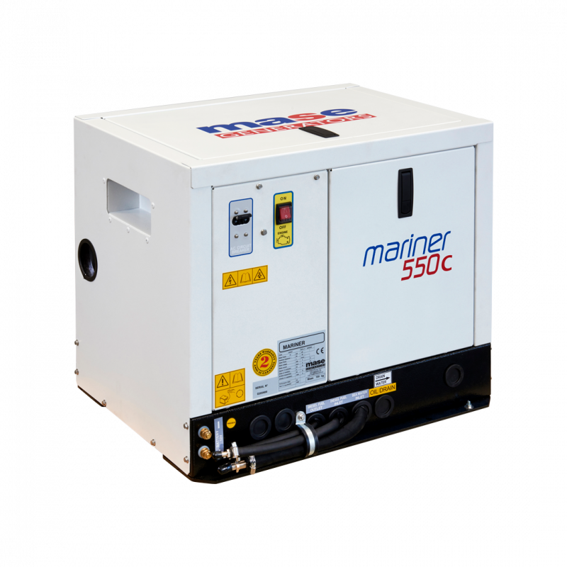 mase mariner 550 s generatore marino monofase silenziato 55kw